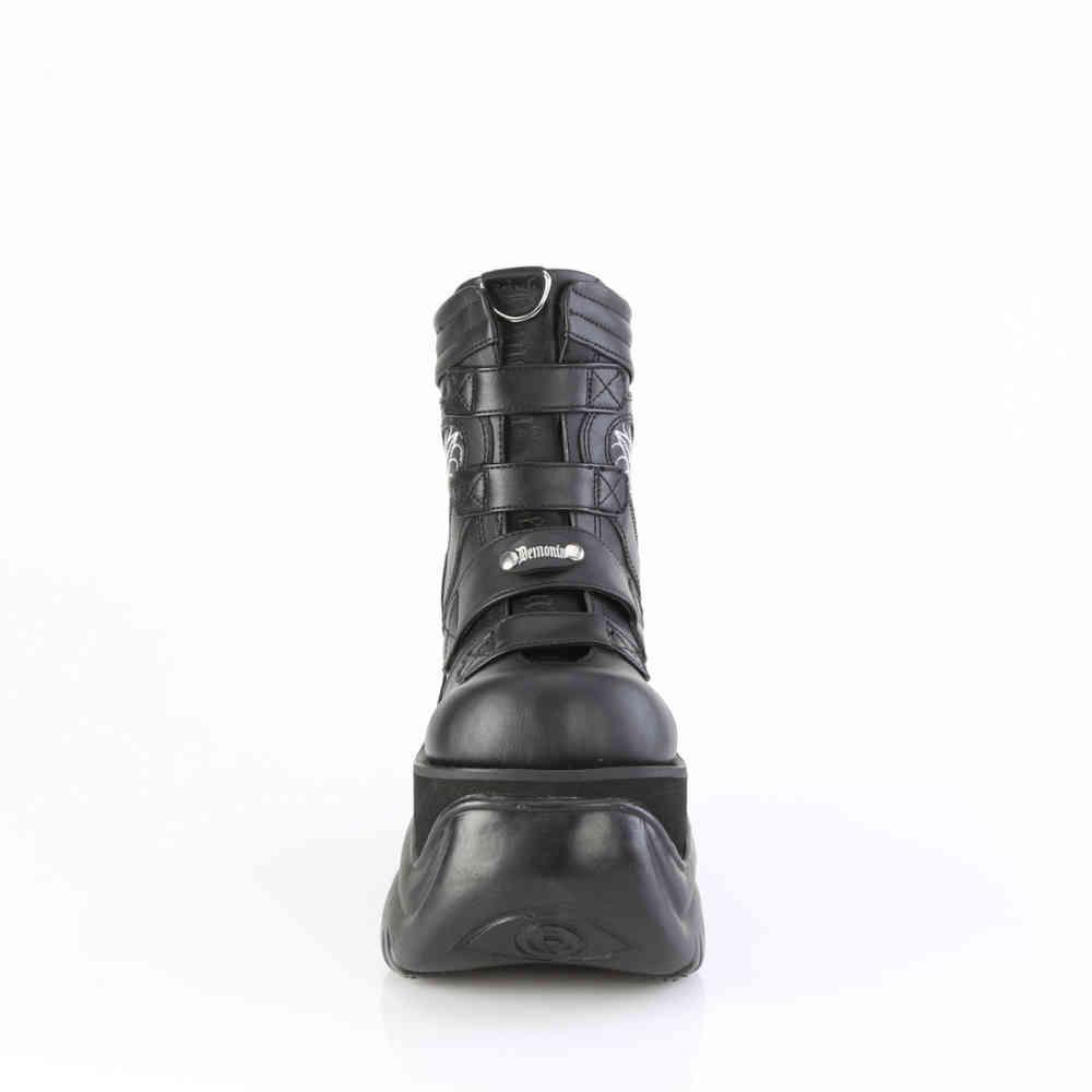 DemoniaCult - BOXER-70 Platform Boots - Black